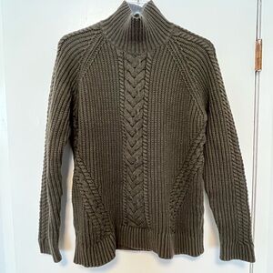 lululemon athletica Dark Olive Turtleneck Sweater